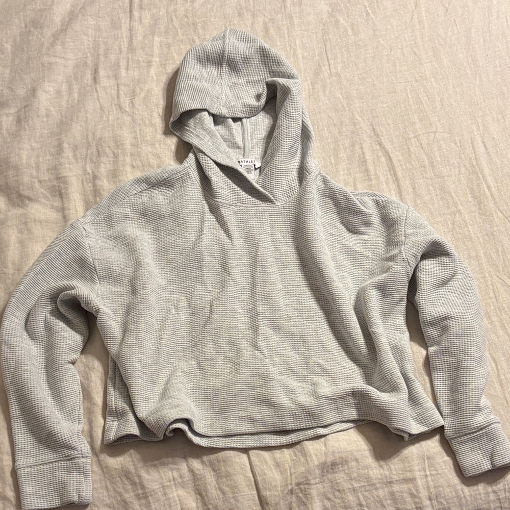 Athleta Hooded Women's Waffle hooded Top